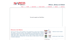 Desktop Screenshot of napcoadhesives.com